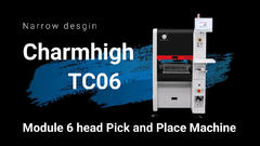 TC06 mô-đun phổ quát 6 đầu chọn và đặt máy rộng 89cm hẹp thiết kế