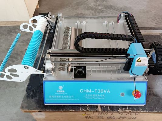 Máy gắp và đặt linh kiện SMT CHMT36VA 2 đầu 29 khay nạp, điều khiển bằng PC