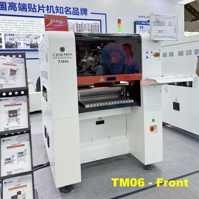 6 đầu SMT chọn và đặt máy TM06 PCB conveyor 60 Feeders
