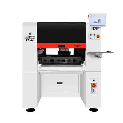 6 đầu SMT chọn và đặt máy TM06 PCB conveyor 60 Feeders
