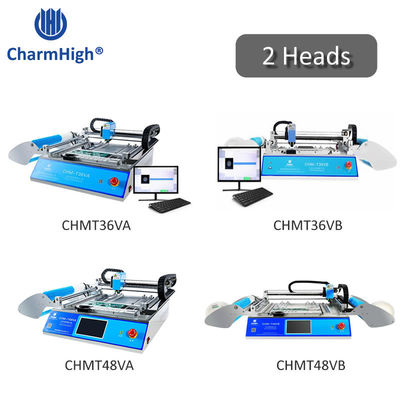 Charmhigh Desktop 2 đầu SMT Pick And Place Machine Sản xuất lô nhỏ Prototyping Nghiên cứu giảng dạy