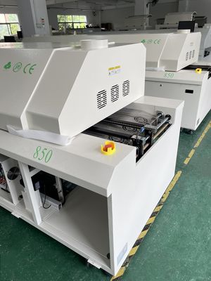 CHM-PC850 Không chì lò phản phồng lớn 8 vùng đường sắt tự động đầy đủ + điều khiển PC 3150x500mm