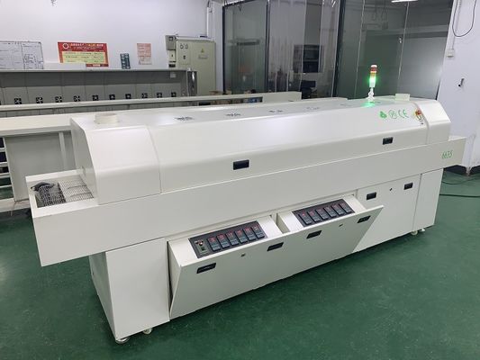 CHM-6635 lò phản phồng 6 Temp. Zone (up6 + down6) 2200 * 350mm SMT máy hàn phản phồng