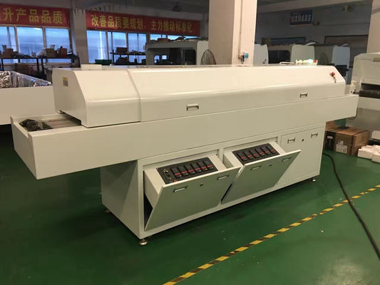 CHM-6635 lò phản phồng 6 Temp. Zone (up6 + down6) 2200 * 350mm SMT máy hàn phản phồng