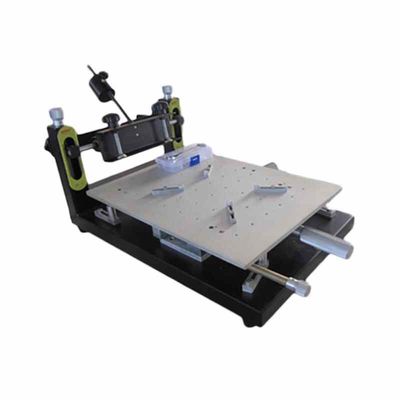Máy in lưới SMT thủ công để bàn cho lắp ráp PCB hai mặt, in kem hàn 300×400mm