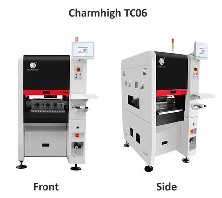 Máy gắp và đặt SMT tốc độ cao 6 đầu hẹp TC06 với bệ gang tích hợp
