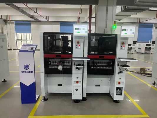 Máy gắp và đặt SMT tốc độ cao 6 đầu hẹp TC06 với bệ gang tích hợp
