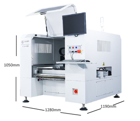 Charmhigh Bàn trên SMT chọn và đặt máy 4 đầu 50 Feeders cao cấp