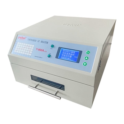 Lò nướng Reflow mini 300 * 320mm 1500w T962A với Trạm hàn hồng ngoại IC xả
