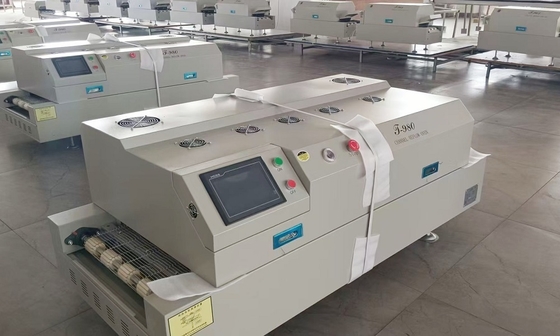 T980 Sản phẩm không có chì SMT 1160 * 400mm Hồng ngoại & Không khí nóng Máy hàn nhiệt BGA