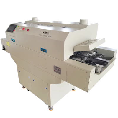 T981 Cửa lò phản phồng chuỗi nhỏ cho đường SMT nhỏ BGA hàn hồng ngoại & không khí nóng