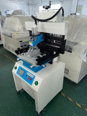 Máy in dán hàn bán tự động 3250, máy chọn vị trí CHM-650