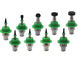 SMT Spare Part Green Juki Nozzle Charmhigh smt Máy chọn và đặt 501-507 Phụ kiện SMT