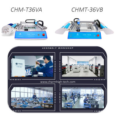 CHMT36VA CHMT36VB 58 Máy gắp và đặt SMT để bàn cấp liệu Máy hai mặt