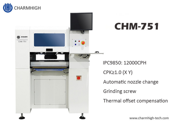 Máy lắp ráp vít PCB tự động Rails mài CHM-751 Charmhigh 6 đầu