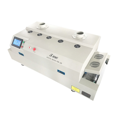 T980 Sản phẩm không có chì SMT 1160 * 400mm Hồng ngoại & Không khí nóng Máy hàn nhiệt BGA