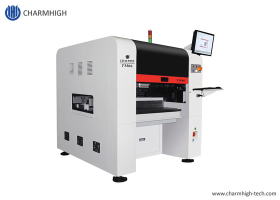 6 đầu SMT chọn và đặt máy TM06 PCB conveyor 60 Feeders