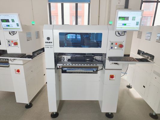 Độ chính xác cao 4 đầu SMT Pick & Place Machine CHM-551 Thay đổi vòi phun tự động CPK≥1.0