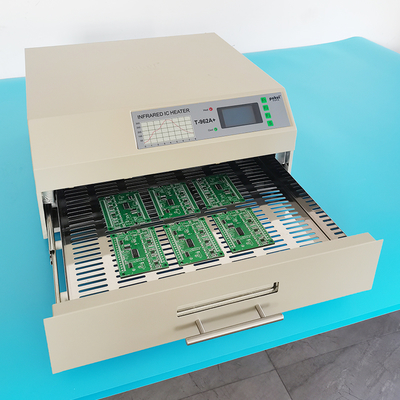 T962A Plus SMT Reflow Oven 450 * 370mm 2300w Máy ​​sưởi IC hồng ngoại PCB hàn T962A +