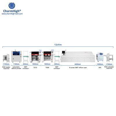 Dây chuyền lắp ráp SMT lớn, dung lượng cao, giải pháp SMT cho sản xuất PCBA