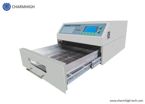 Lò nướng Reflow mini 300 * 320mm 1500w T962A với Trạm hàn hồng ngoại IC xả